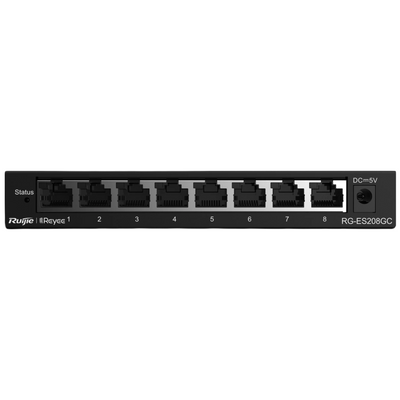 Ruijie Reyee RG-ES208GC 8-портовый гигабитный интеллектуальный коммутатор 29592 фото