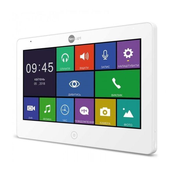 Відеодомофон 10" NeoLight MEZZO HD з детектором руху і записом відео 178446 фото