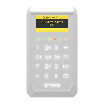 Сенсорна клавіатура TIRAS Technologies K-PAD OLED+ (white) 30023 фото