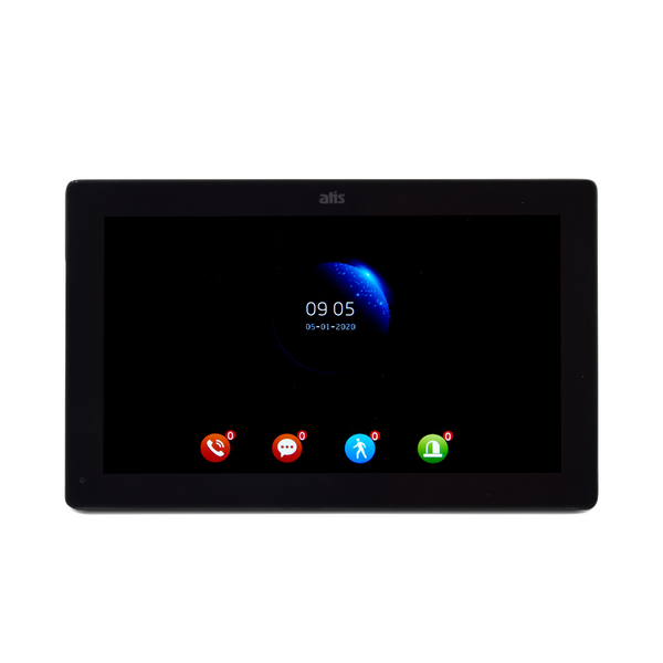 Комплект відеодомофона ATIS AD-1070FHD/T Black з підтримкою Tuya Smart + AT-400HD Silver 1125925 фото