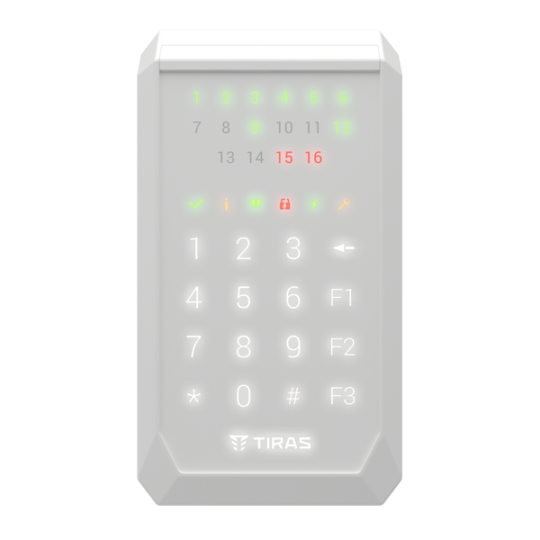 Сенсорна клавіатура TIRAS Technologies K-PAD16 (white)  30017 фото