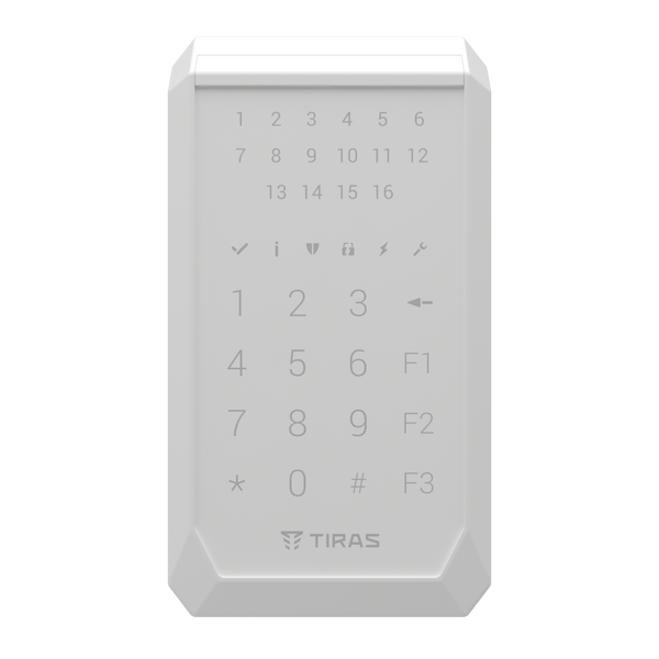 Сенсорна клавіатура TIRAS Technologies K-PAD16 (white)  30017 фото