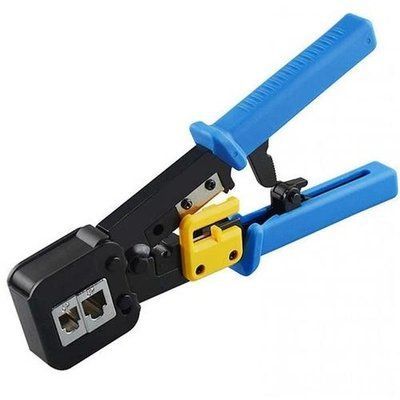 Інструмент з храповиком для обтискання RJ-45 (8P8C) та RJ-12/11 (6P6C), 4P/6P/8PMerlion EZ-RJ45 (14239) 6546 фото